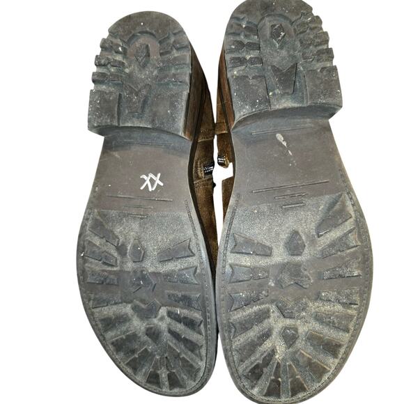 Kensie 9.5 Brown Leather Women's Knee Length Western Riding Boots Shoes 9 1/2 - Picture 7 of 8